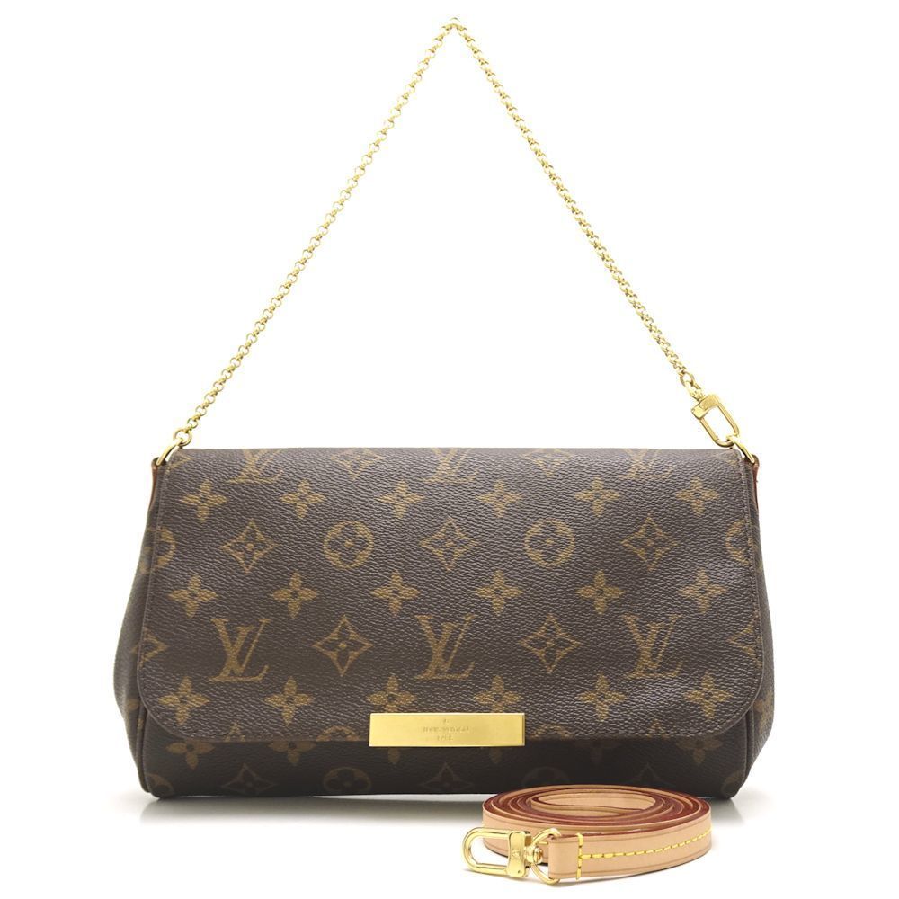 Louis Vuitton Monogram Favorite MM 2WAY Bag Brown
